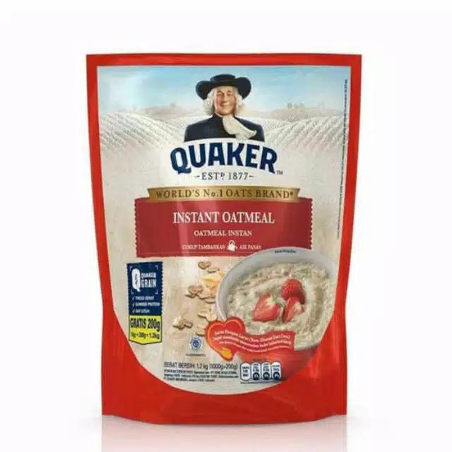 

Quaker Oats Instant Outmeals 1200 gr