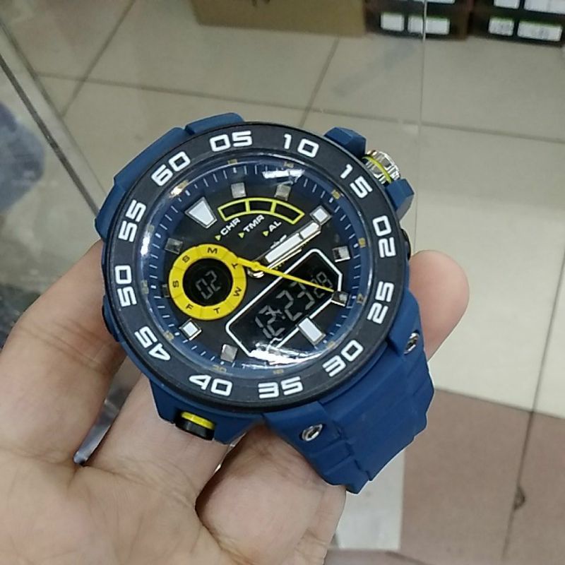 Jam Tangan Pria Digitec DA5015 Blue Original