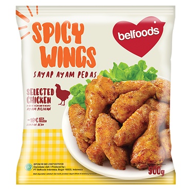 

belfoods chicken spicy wing 500 gr