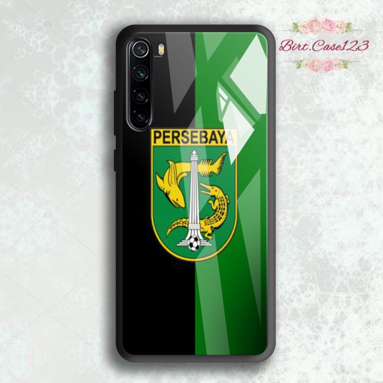 back case glass PERSEBAYA Oppo A3s A1k A5 A9 2020 A7 F9 A5s A31 A52 A53 A92 A37 A57 A59 A71 BC5029