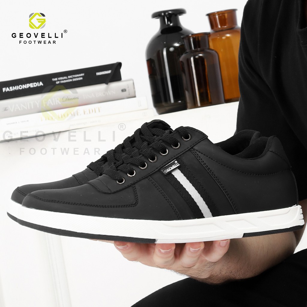 Gvl_Footwear | Sepatu Pria Hitam || Sneakers PREMIUM By Geovelli