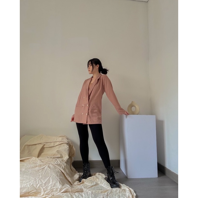 KANON - Kylie Blazer - Blazer kantor wanita double-breast korean look