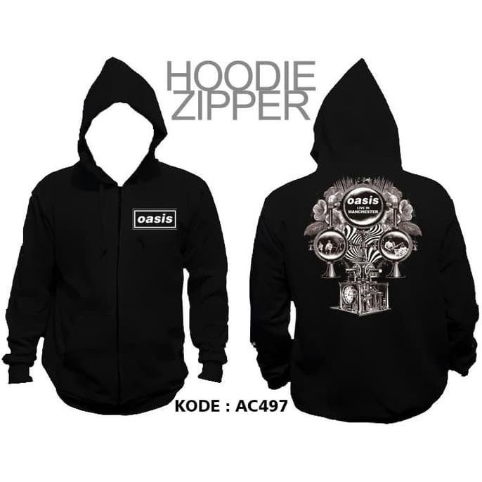 Hoodie Zipper Oasis-Jaket Oasis-Switer Oasis