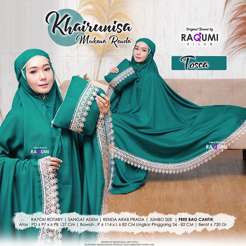 KHAIRUNISA MUKENA RENDA BY RAQUMI