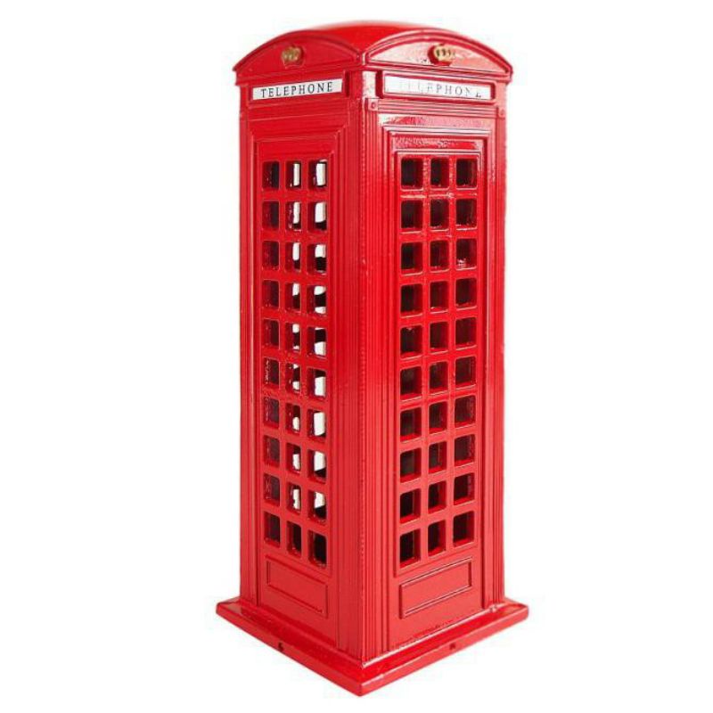 MINIATUR TELEPHONE BOX LONDON 18cm MINIATUR TELEPHONE BOX ENGLAND SOUVENIR LONDON