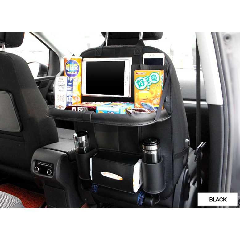 Bergaransi ! Tas Gantung Kursi Belakang Mobil Backseat Organizer dengan Meja C37275