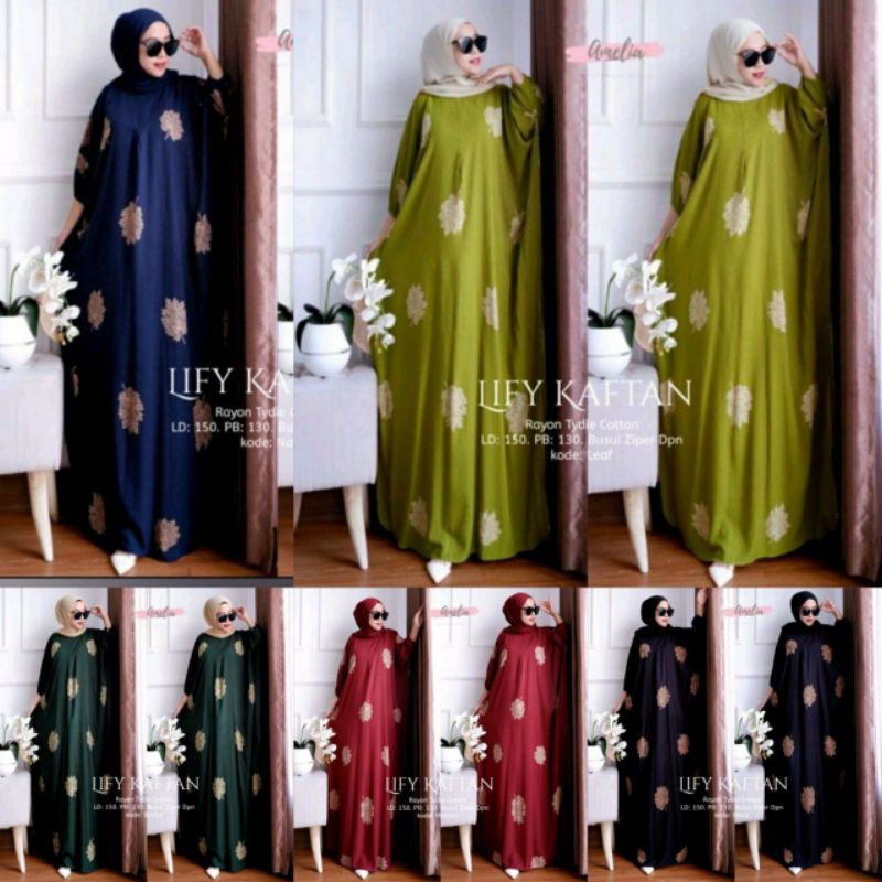 Kaftan Bunda Home Gamis Kelelawar Busui Jumbo kaftan murah