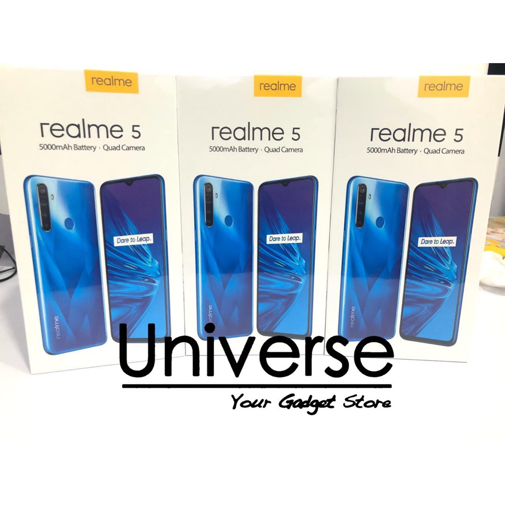 Jual Realme 5 3/64 GB (RAM 3GB Internal 64GB) - Garansi Resmi Realme ...