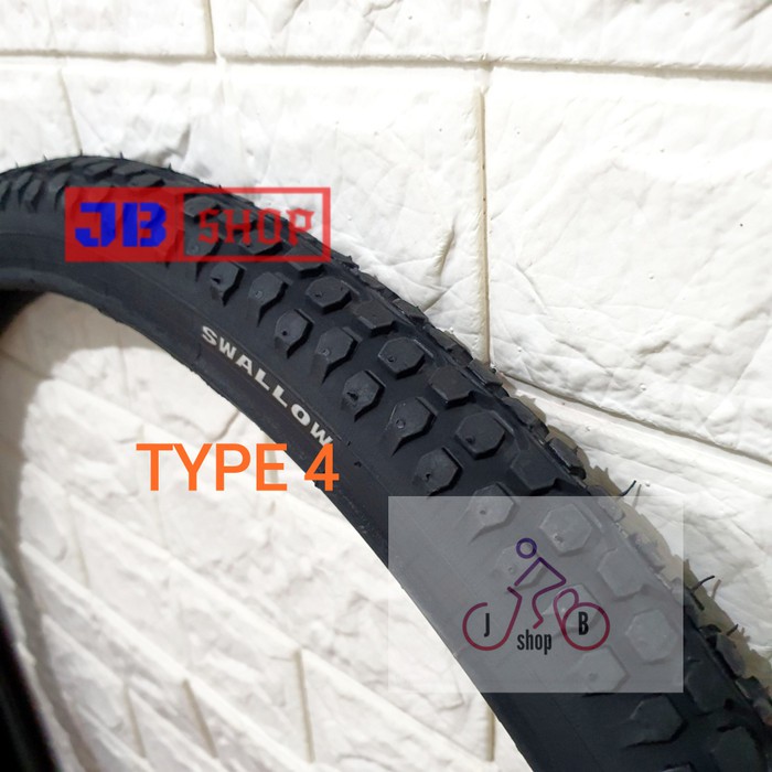 BAN LUAR SEPEDA 26 X 175 1.75 26x175 SWALLOW DELI SOFT no kenda maxxis