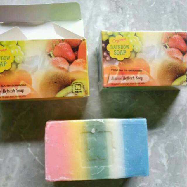 SABUN MANDI PEMUTIH KULIT / Sabun Rainbow Nasa