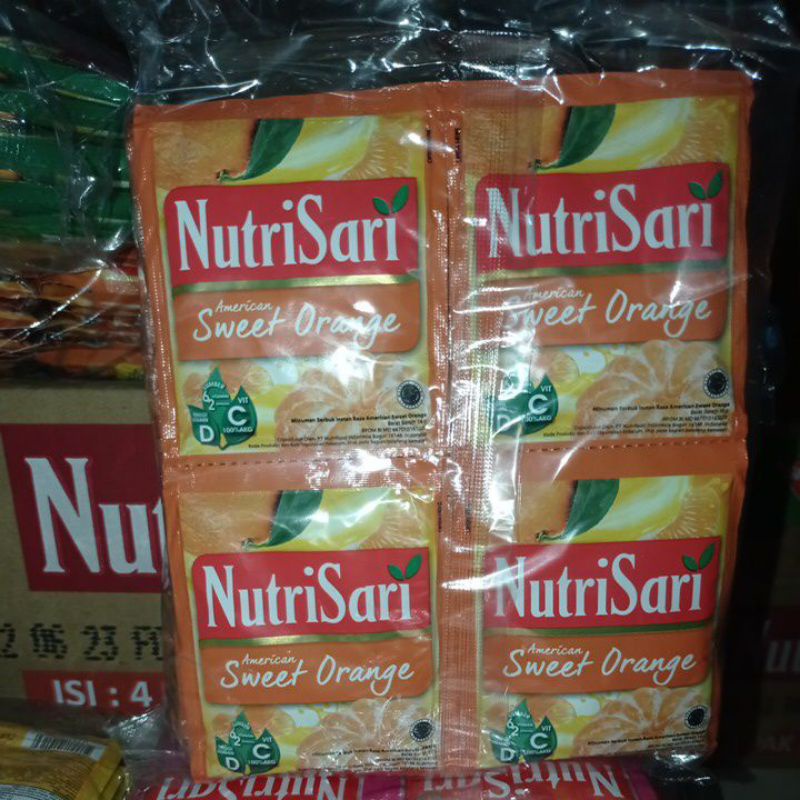 

Nutri sari American Sweet orange 1pack isi 4rcg