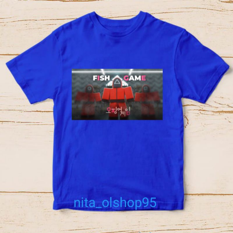 baju squid game baju roblox baju minicraft kaos anak