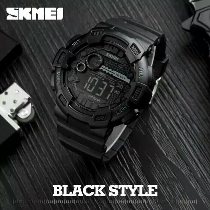JJJ 82 Jam Tangan Original SKMEI 1243 Sport Water Resistant DG1243