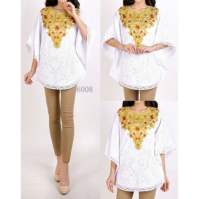 *012 6008 Jumbo Blouse AMIRTA Pakaian wanita Atasan trendy baru murah tanah abang