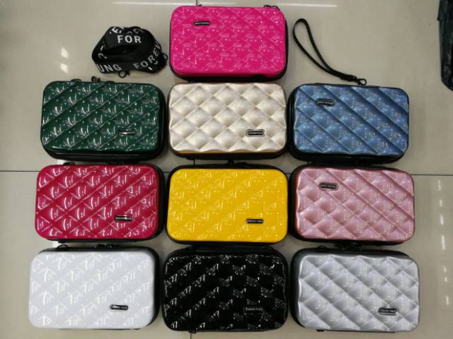 koper mini koper bag import selempang motif kotak