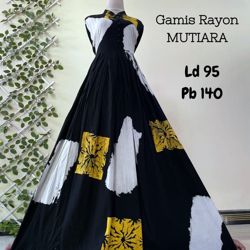 "READY STOK, SIAP KIRIM" GAMIS RAYON CANDI MEKAR #RCM SIZE " S " | MUTIARA | TWILL ORI | REALPICT