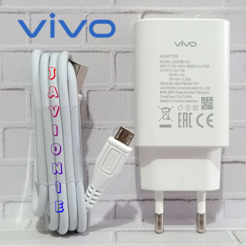 Charger Casan Cas VIVO Y01 Y02 Y02t Y1S Y11 Y12 Y12i Y12S Y15S 18W Original 100% Fast Charging MICRO USB