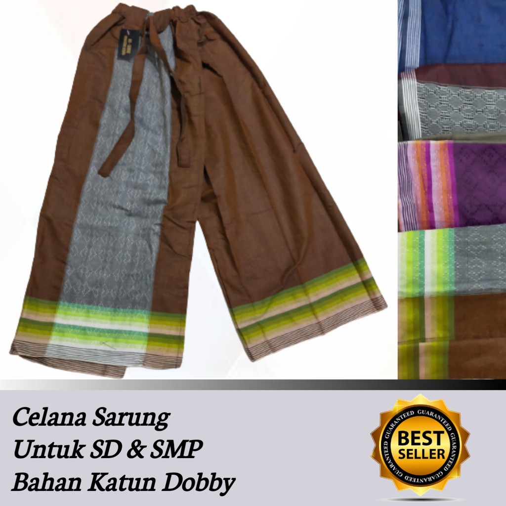 Celana Sarung Anak TK,SD,SMP Bahan Katun Dobby/Harga Grosir/Best Seller/Bisa COD