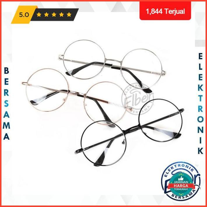 Puncak Promo K300 Kacamata Bulat Kacamata Murah Batam Kacamata Fashion Wanita/Pria Premium