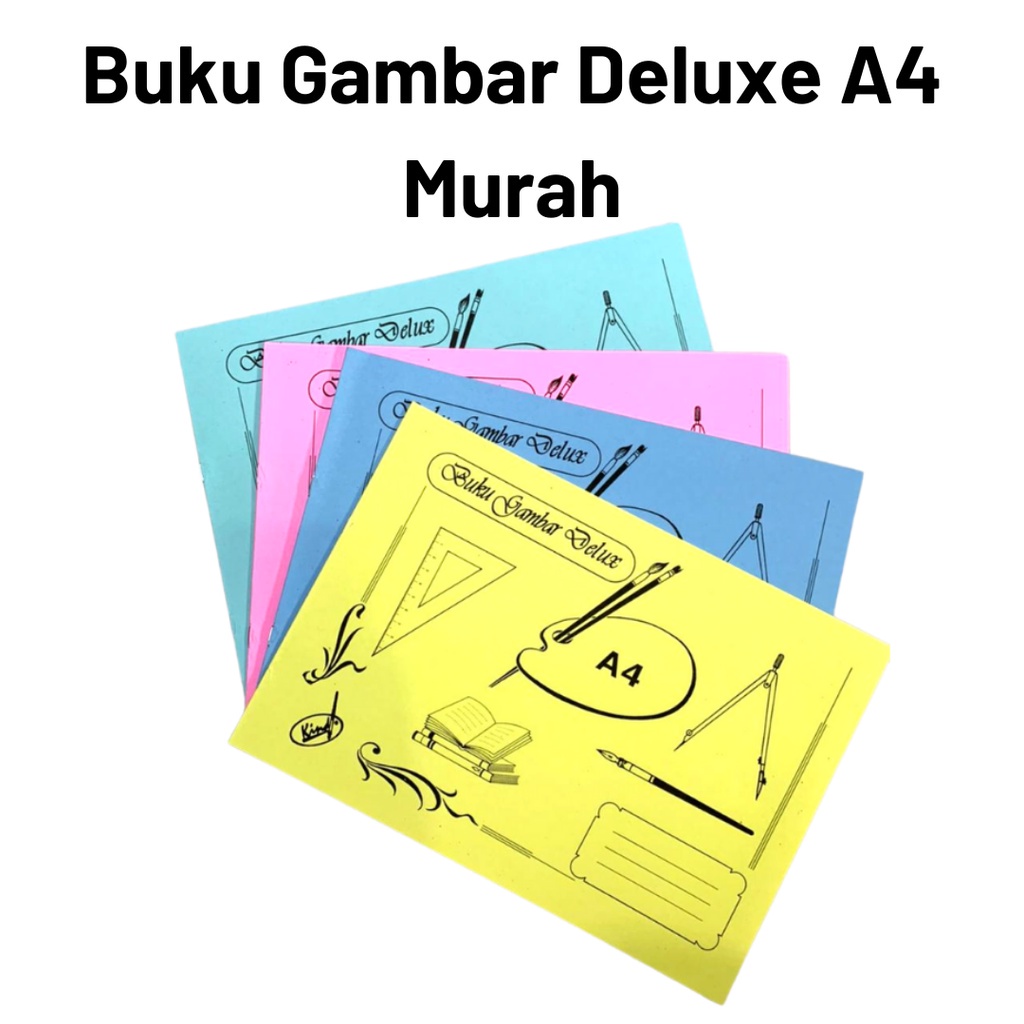 

BUKU GAMBAR DELUXE A4 TERMURAH ! BEST SELLER