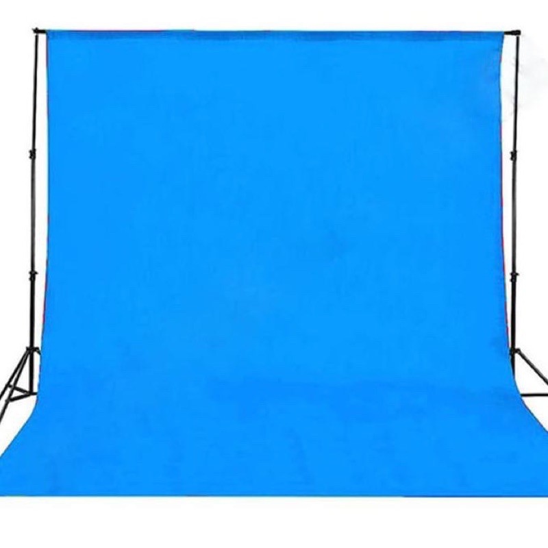 kain background biru muda 2,5x3m