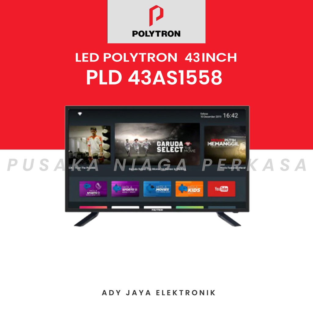 TV LED POLYTRON PLD 43AS1558 43 INCH SMART ANDROID