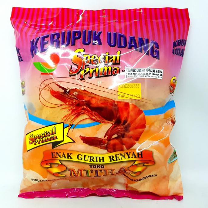 

Kualitas Terbaik] Mitra Kerupuk Udang Spesial Prima 500Gr | Krupuk Shrimp Cracker Khas - 1/2 Kg