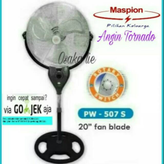 KIPAS ANGIN MASPION PW 507 KIPAS ANGIN BESI