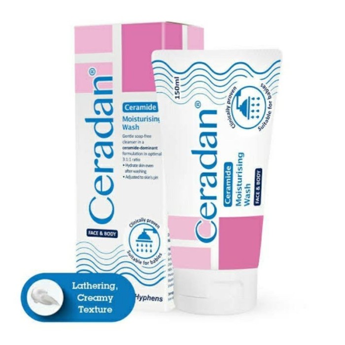 Ceradan Moisturising Wash 150ml dan 280ml