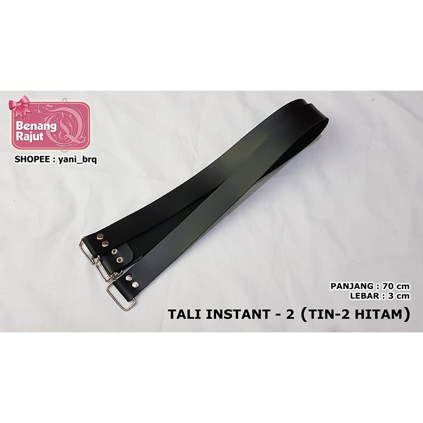 

TALI INSTANT - 2 (TIN-2 HITAM) TOTE RING KOTAK PER PASANG