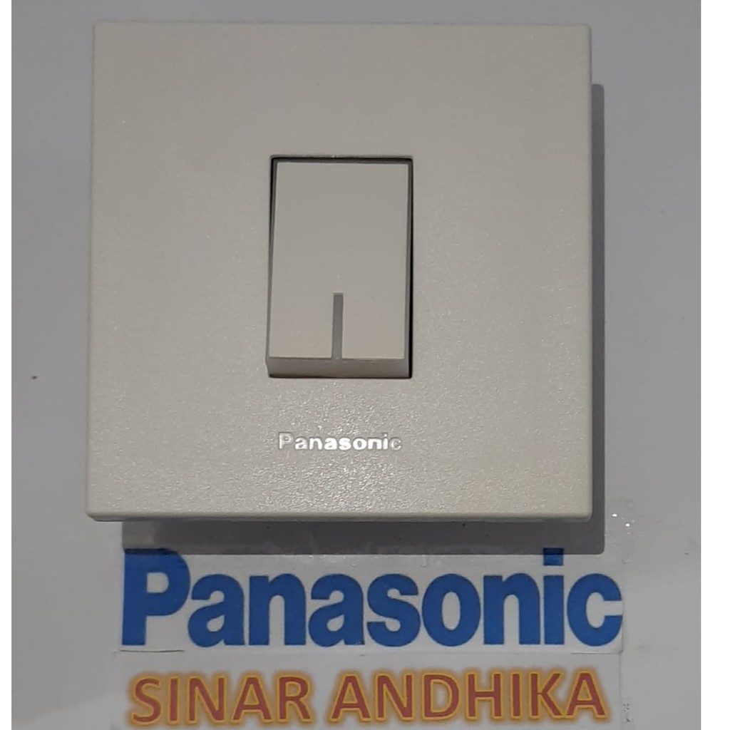 SAKLAR ENGKEL KECIL INDIKATOR PUTIH STYLE E PANASONIC WESJ 78019W+WESJ 5571