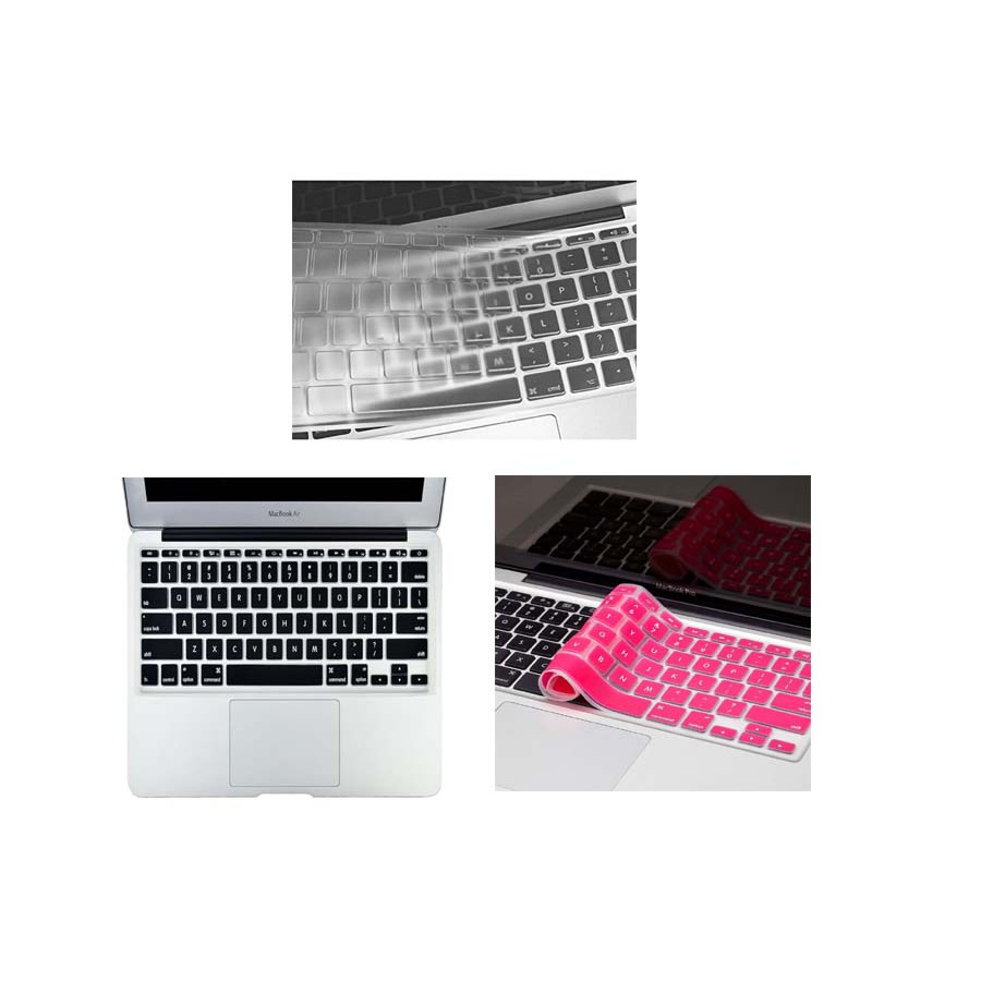 Silicone Cover Skin Keyboard Protector for MacBook Air 11.6&quot; - Black