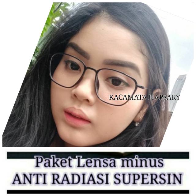 Frame Kacamata Wanita Trendy, Kaca mata Anti Radiasi CR MC, Kacamata Minus, Kaca mata Plus Fashion