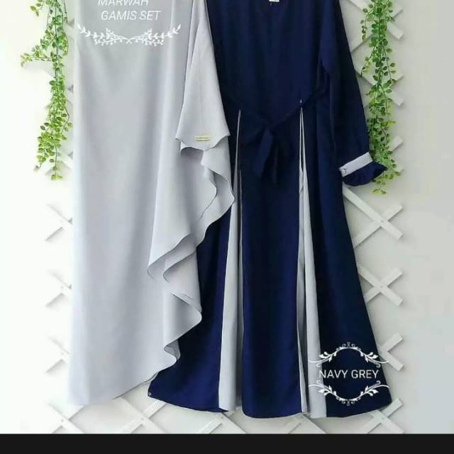 Gamis marwah set hijab