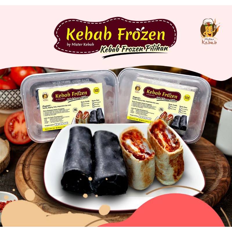 

(Pekanbaru) Kebab frozen by mister kebab besar isi 5