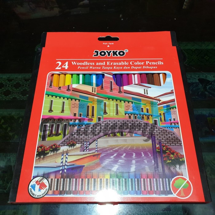 

Murah Pensil Warna Bisa Hapus Cp115 Joyko 24Warna Sale!!!