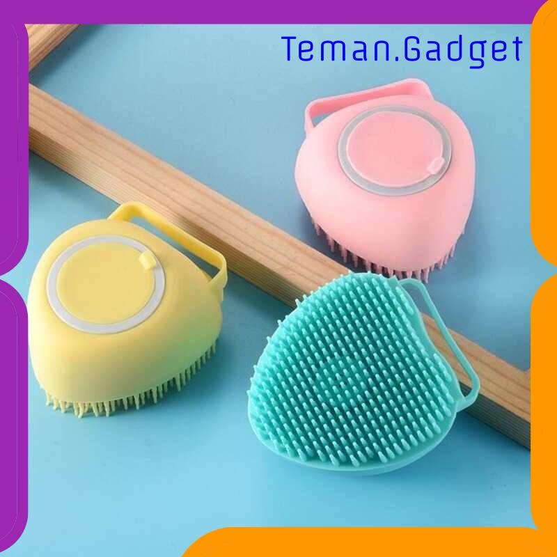 TG-FE342 AIHOGARD SIKAT MANDI BADAN BATH BRUSH SILICONE SOAP CONTAINER - BBM985