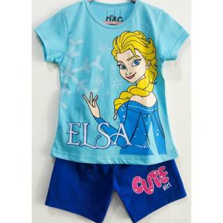 Setelan Anak  Perempuan  Frozen  size 1 10 Shopee Indonesia