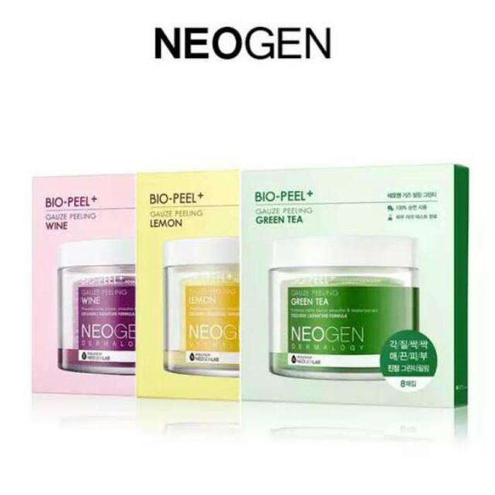 NEOGEN Dermalogy Bio Peel Gauze Peeling Sachet isi 1 pcs Lemon Wine Green Tea