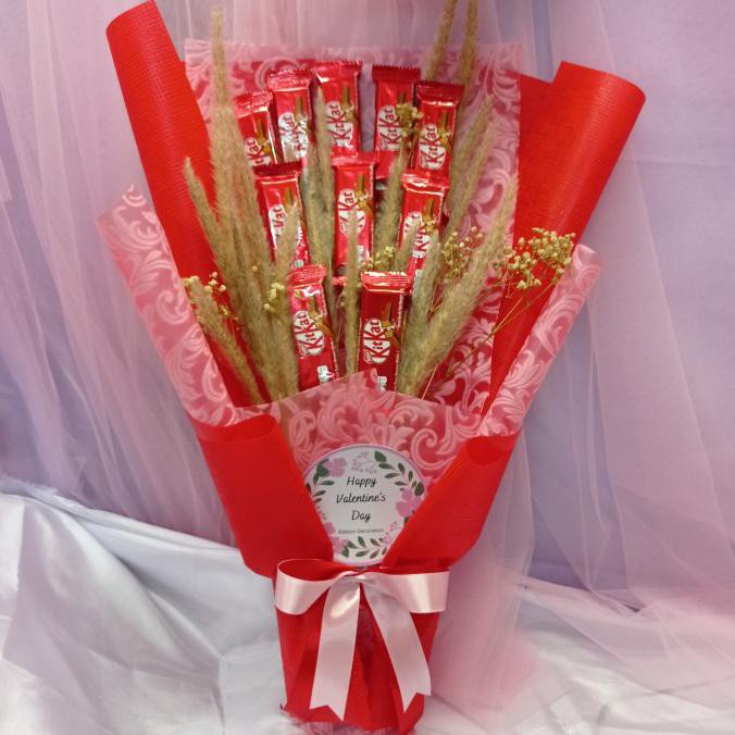 

Bucket Snack / Handbouquet Kitkat / Coklat Kitkat Valentine Termurah