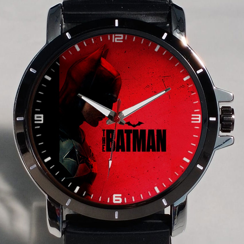 Jam Tangan Pria Keren The Batman / Jam Tangan Keren Batman The Movie art 2 / Jam Tangan Batman