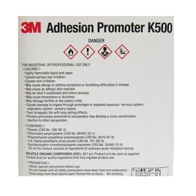 

3M ADHESION PROMOTER K500 - CAIRAN U/ MENINGKATKAN REKAT DOUBLE TAPE
