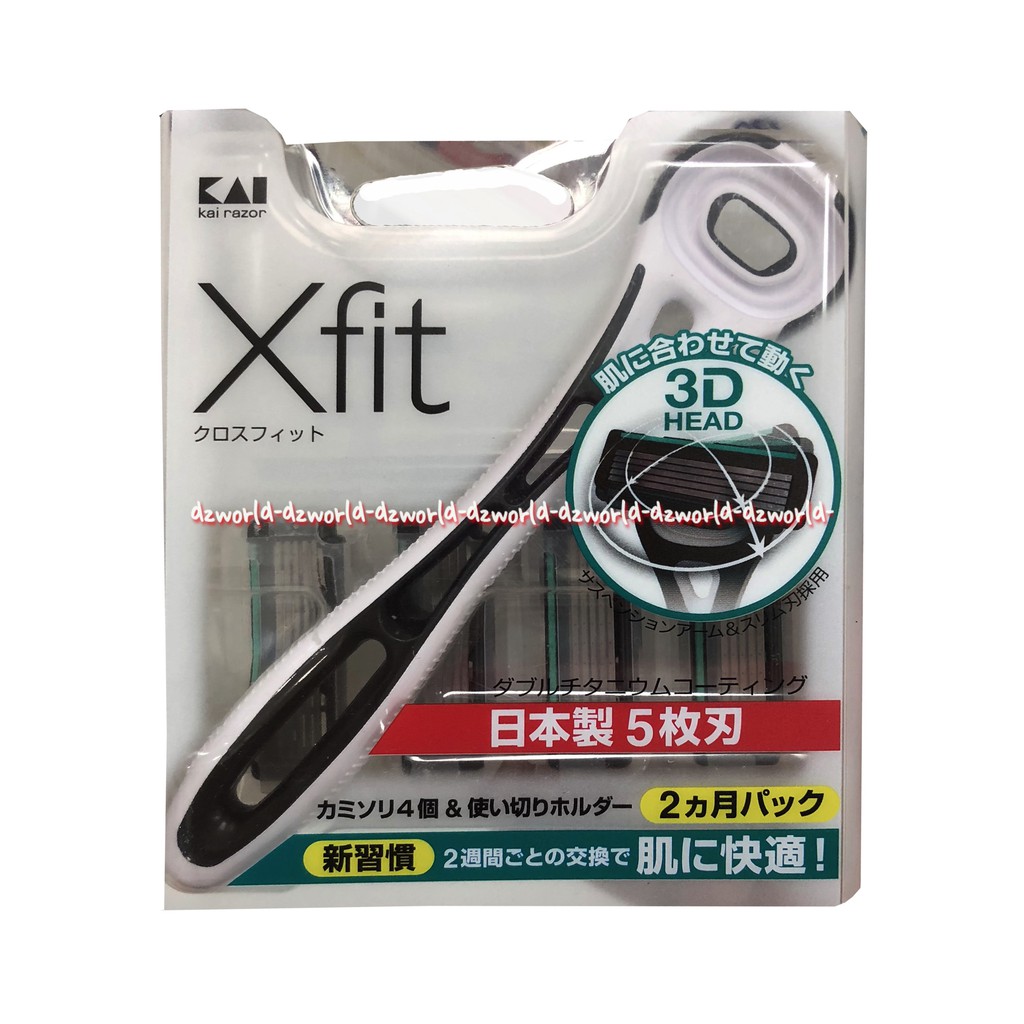 Xfit Kai 3D Head Pisau Cukur Shaving buatan Jepang