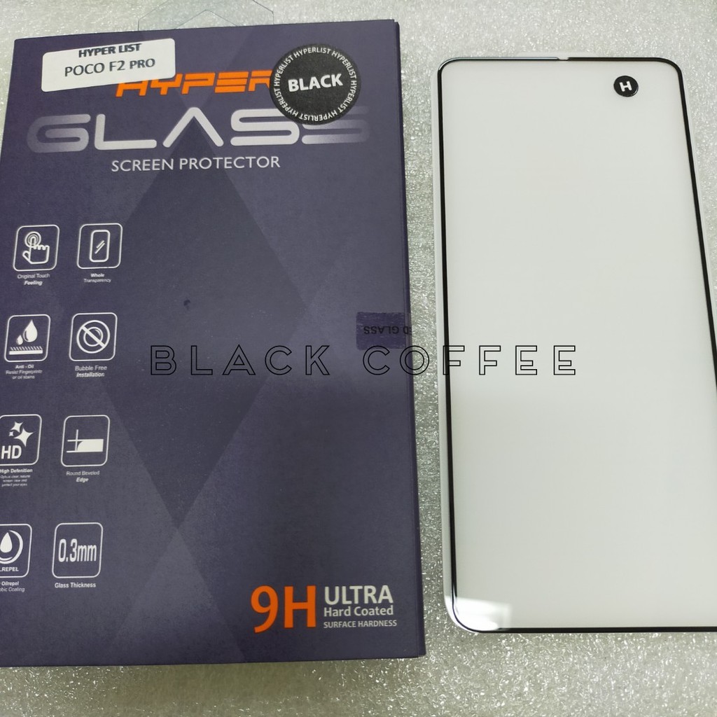 HYPER LIST Tempered glass FULL xiaomi POCO F2 PRO / POCOPHONE F2 PRO