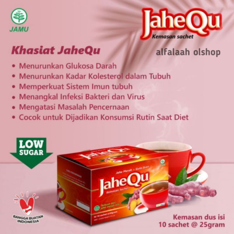 

JaheQu Jahe Merah plus Herbal