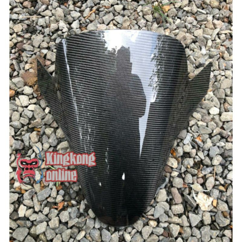 Winsil PCX New std160 Carbon Kevlar, Windshield PCX New 160 Carbon Kevlar, Ws Visor PCX new 160 std