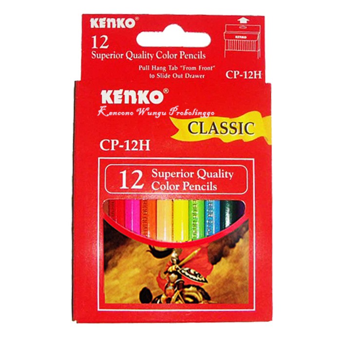 

Pensil Warna Kenko Pendek Classic 12 warna CP-12H