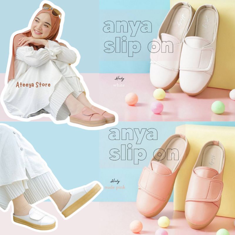 Hody - Anya Slip On Shoes by Hody GARANSI ORIGINAL Sepatu Wanita Slip On Hody Feet Premium