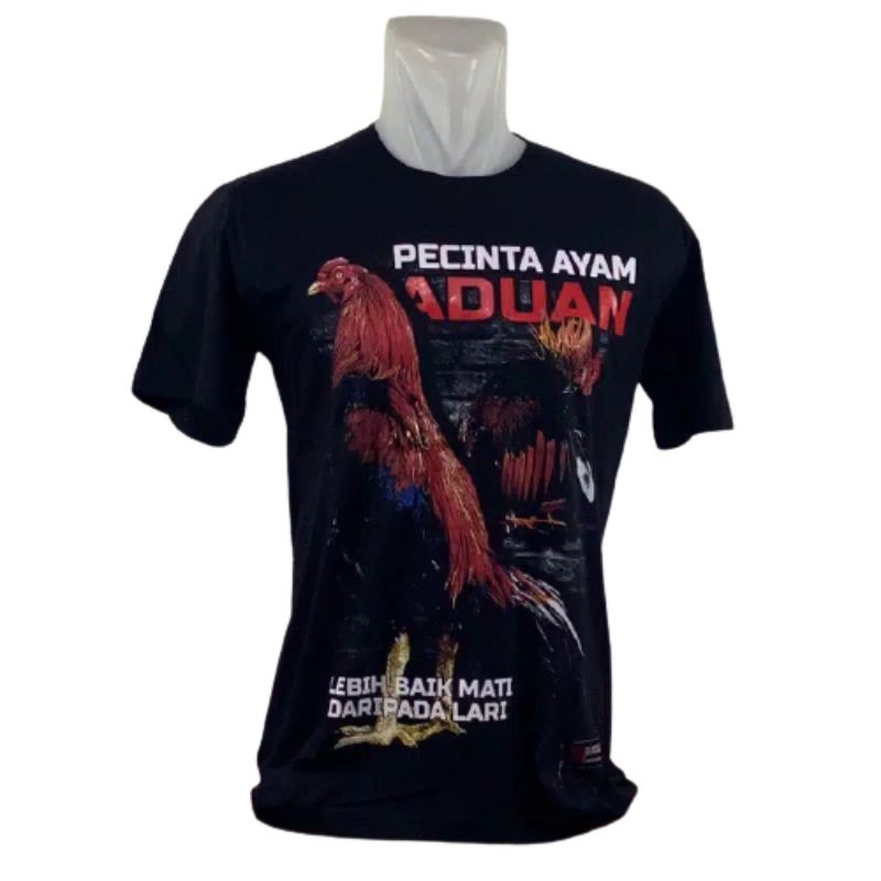 Baju Kaos Pecinta Ayam Aduan Keren - Kaos Pria Murah - Kaos Distro Murah