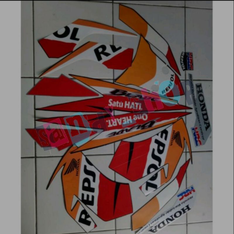 STRIPING HONDA BLADE NEW